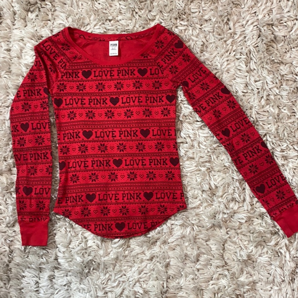 Pink LS top